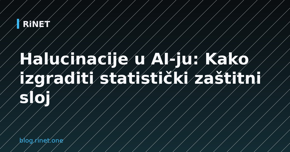 You Cannot Test Away Hallucination: Building a Statistical Guardrail Layer